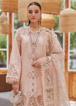 Lawn-3PC Embroidered Shirt with Organza Printed Dupatta with Embroidery - 5109