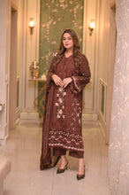 Lawn Unstitched 3pc Embroidered Collection with Chiffon Dupatta FS704