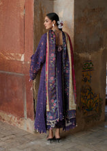 Hussain Rehar ZAN Unstitched Embroidered Lawn 3Pc Suit - Mor