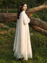 Lawn-3PC Sequence Embroidered With Khadi Net Embroidered Dupatta-5249