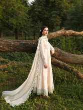 Lawn-3PC Sequence Embroidered With Khadi Net Embroidered Dupatta-5249