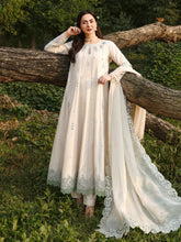 Lawn-3PC Sequence Embroidered With Khadi Net Embroidered Dupatta-5249