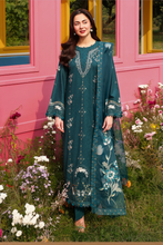Sadaf Fawad Khan Siraa Embroidered Lawn Unstitched 3Pc Suit D08-B KOI